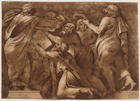 KG 00273
<br/>
Lycurgus en Nume geven de wetten aan het Romeinse volk
<br/>
<em>Mulinari, Stefano (ca.1741-ca.1790)</em>